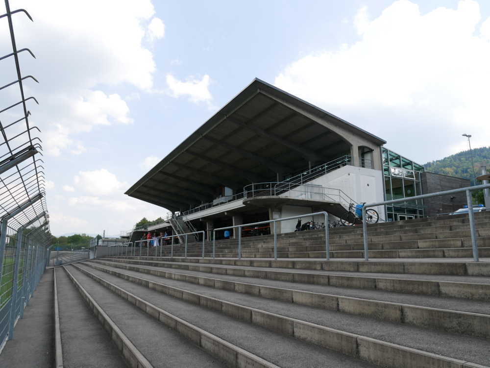 Freiburg, Möslestadion, Freitag, 03.08.2018, ca. 2 1/2 h vorm Spiel SC Freiburg II - 1. FC Saarbrücken