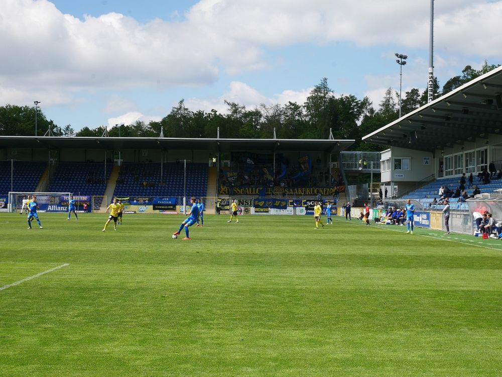 TSG Hoffenheim II - 1.FC Saarbrücken, Spielbeginn