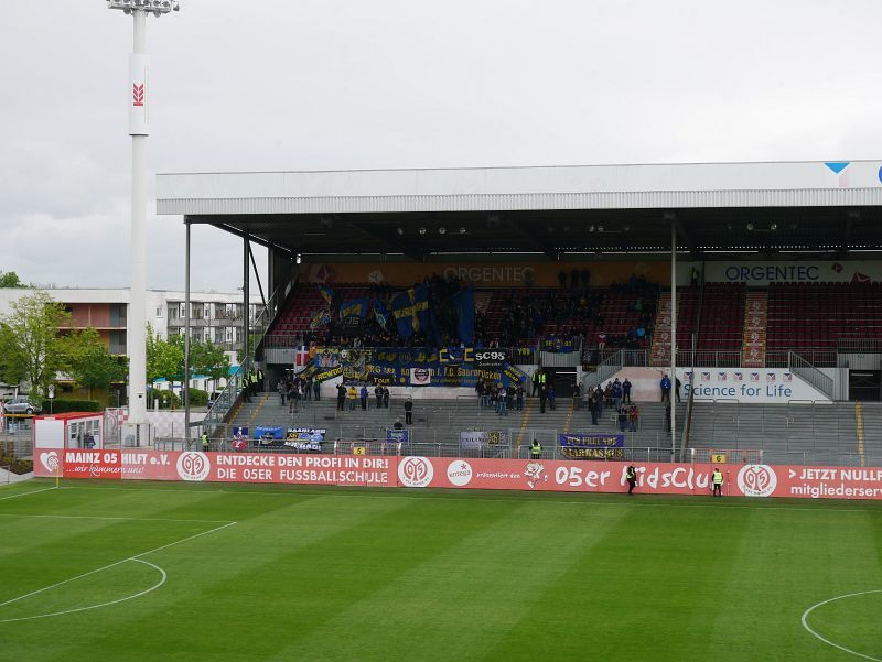 Stadion am Bruchweg, Mainz, 1.FSV Mainz 05 II - 1. FC Saarbrücken