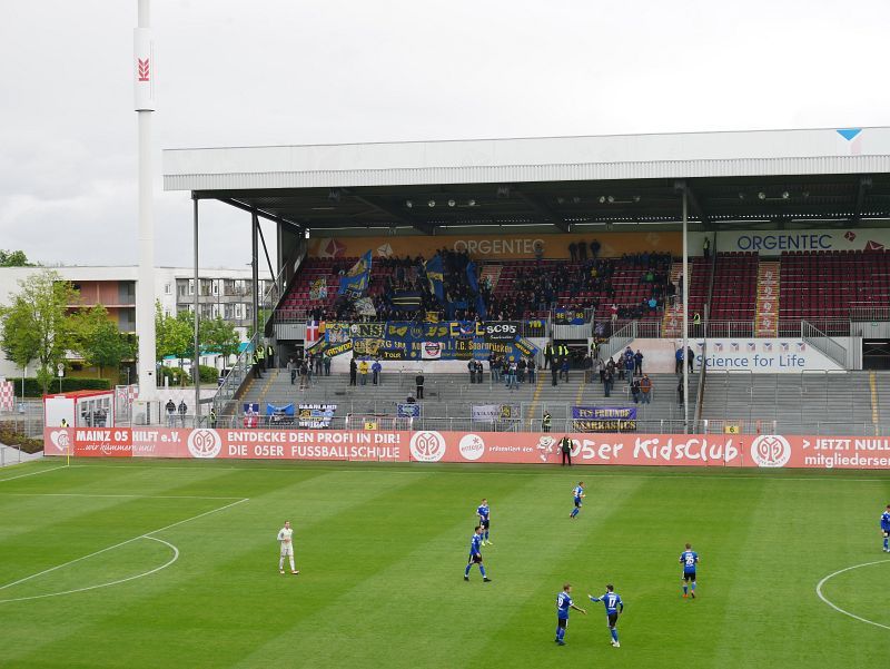 Stadion am Bruchweg, Mainz, 1.FSV Mainz 05 II - 1. FC Saarbrücken