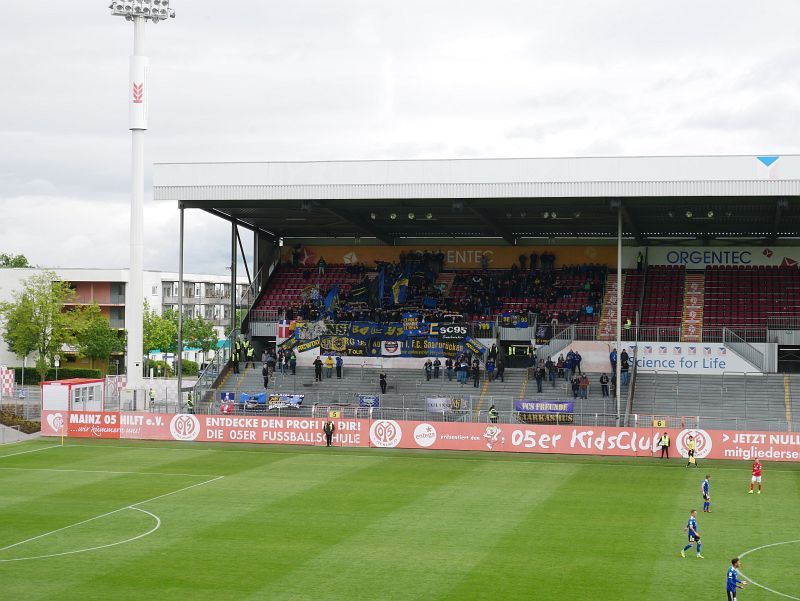 Stadion am Bruchweg, Mainz, 1.FSV Mainz 05 II - 1. FC Saarbrücken